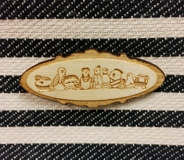 Group Portrait Lapel Pin