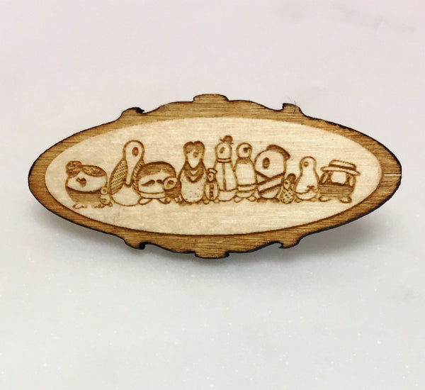 Group Portrait Lapel Pin